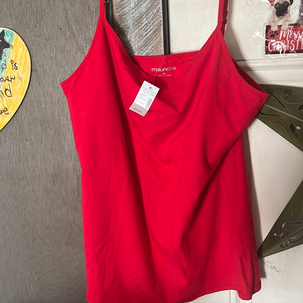 Brand new tank top from maurices. Red X/L in women’s.